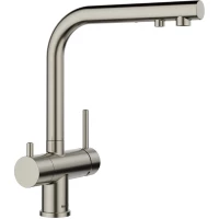 Смеситель для кухни Blanco Fontas II 527714 с подключением к фильтру, платина