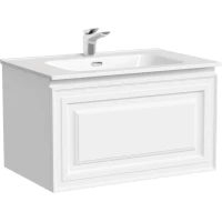 Тумба под раковину Sancos Very VR70W 69 см, подвесная, белый матовый