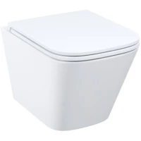 Унитаз подвесной IDDIS Bild Q BIQRNSEi25 безободковый, торнадо, с сиденьем микролифт, белый