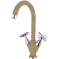 Смеситель для кухни Florentina Ita AV хром/бежевый 30.29H.1120.104
