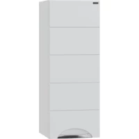 Шкаф одностворчатый Санта Родос 406004 30x80 см R, белый глянец