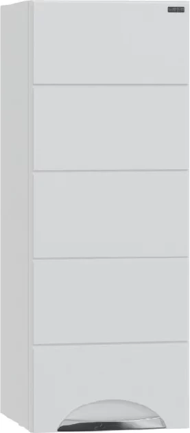 Шкаф одностворчатый Санта Родос 406004 30x80 см R, белый глянец