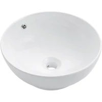 Раковина-чаша CeramaLux 9003A 43,5x43,5 см, накладная, белый