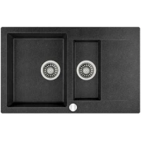 Кухонная мойка Teka Clivo 60 B-TQ черный металлик 40148020