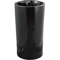 Раковина CeramaLux NB135B 44,5x44,5 см, напольная, черный глянец