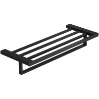 Полка для полотенец Kludi Vela C 3198939 64 см, черный матовый