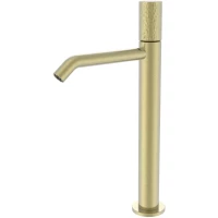 Смеситель для раковины Vincea Aura VBF-6AU2BG без донного клапана, золотой матовый