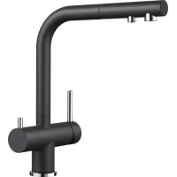 Смеситель для кухни с подключением к фильтру Blanco Fontas-S II антрацит 525200