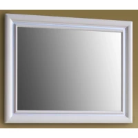 Зеркало 95x75 см слоновая кость серебряная патина Atoll Джулия