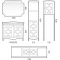 Пенал напольный белый матовый Corozo Манойр SD-00000413 - 4