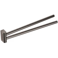 Полотенцедержатель Colombo Design Mini B4012.HPS1 34 см, поворотный, двойной, нержавеющая сталь