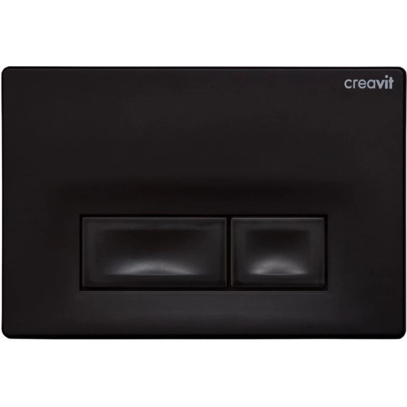 Смывная клавиша черный матовый Creavit Ore GP300201