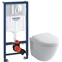 Комплект подвесной унитаз Toto NC CW762Y + VC100N + система инсталляции Grohe 38721001