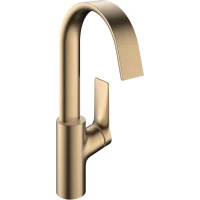 Смеситель для раковины Hansgrohe Vivenis 75030140 с донным клапаном, бронза