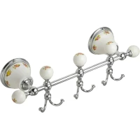 Планка с крючками Migliore Provance ML.PRO-60.539.CR для ванны, хром