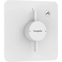 Смеситель для душа Hansgrohe DuoTurn Q 75614700 встраиваемый, белый матовый