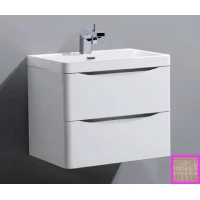 Тумба с раковиной белый дуб 60 см BelBagno Ancona-N ANCONA-N-600-2C-SO-WO + EA-600-LVB