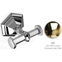 Крючок Stil Haus Marte MA13(16) двойной, для ванны, золотой