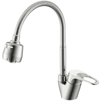 Смеситель для кухни Splenka S202.47.05 с гибким изливом, сатин