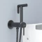 Гигиенический душ Avrora Soft AV8001B со смесителем, черный матовый - 2
