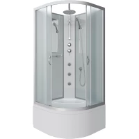 Душевая кабина 100x100x240 см Niagara NG-2309-14BKTG матовое
