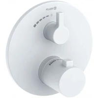 Термостат для душа Kludi Nova Fonte Puristic 208855315 встраиваемый, белый матовый