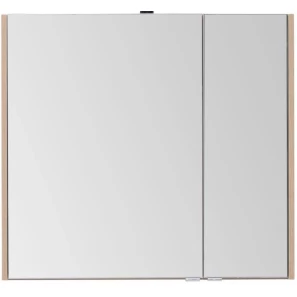 Изображение товара зеркальный шкаф 82,5x75 см дуб сонома l aquanet остин 00201729