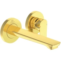 Смеситель для раковины Ideal Standard Connect Air A7029A2 встраиваемый, без донного клапана, золотой матовый