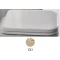 Сиденье для унитаза с микролифтом белый/золото Kerasan Waldorf 418701bi/oro - 1
