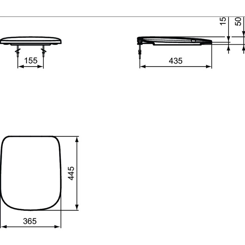 Комплект подвесной унитаз T386001 + T318101  + система инсталляции R020467 + R0115A6 Ideal Standard Prosys Esedra R030001A6115