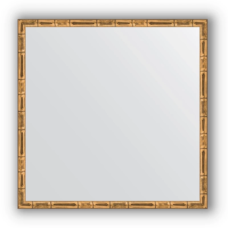 Зеркало 57x57 см золотой бамбук Evoform Definite BY 0609
