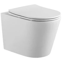 Унитаз подвесной Aquatek Вега AQ1904-00 безободковый, с сиденьем микролифт, белый