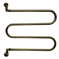 Полотенцесушитель водяной поворотный Margaroli Vento 400OB бронза