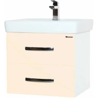 Тумба бежевый глянец/белый глянец 55 см Bellezza Рокко 4635309670072