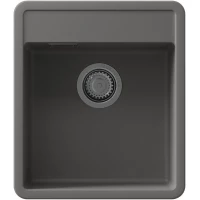 Кухонная мойка Florentina Пьемонт 440 17.030.B0440.307 44x51 см, серый шелк