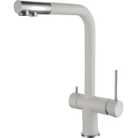 Смеситель для кухни Rivelato Lugano 1523513 brina cromo с подключением к фильтру, хром/иней