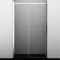 Душевая дверь раздвижная 120 см прозрачное стекло WasserKRAFT ALME 15R05 - 1