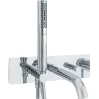 Смеситель для ванны Allen Brau Priority 5.31006-00 встраиваемый, с душевым гарнитуром, хром