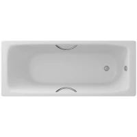 Ванна чугунная Delice Biove DLR220509R 170x75 см, с ручками, белый