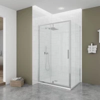 Душевой уголок Veconi Ottimo OP20CH-SP-12070-01-C9 120x70 см, профиль хром, стекло прозрачное