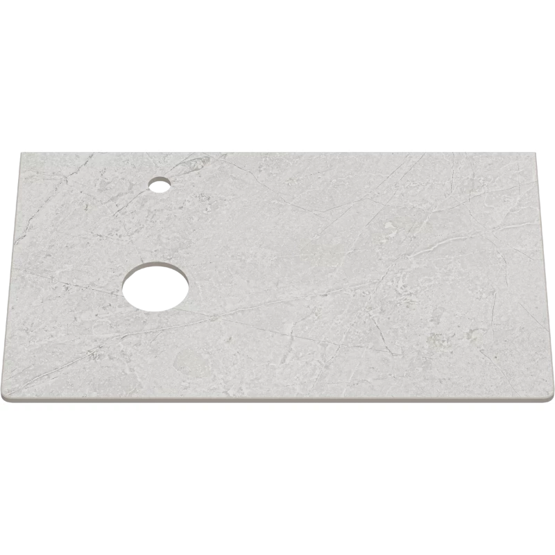 Столешница Misty Роял MA01-80 80 см L, серый матовый