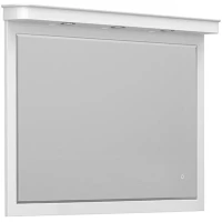 Зеркало 139,8x91,6 см белый глянец Belux Толедо В 150 4810924256676