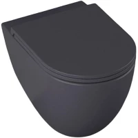 Унитаз подвесной Allen Brau Reality 4.32006.AN безободковый, антрацит