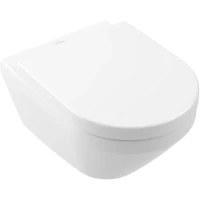 Унитаз подвесной Villeroy & Boch Architectura 4694CL01 безободковый, торнадо, с сиденьем микролифт, альпийский белый