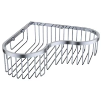 Полка для ванной Kaiser KH-5240 24x24 см, угловая, хром