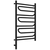 Полотенцесушитель электрический 800x500 черный матовый МЭМ левый Сунержа Элегия 3.0 31-5818-8050