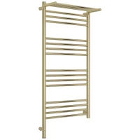 Полотенцесушитель электрический Сунержа Богема с полкой 3.1 03-6006-1050 1000x500, МЭМ левый, золотой