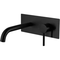 Смеситель для раковины Berges Ventas R 076010 встраиваемый, черный матовый