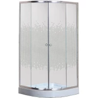 Душевой уголок с поддоном 90x90x195 см Niagara NG-001-08N интимато