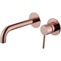 Смеситель для раковины Abber Wasser Kreis AF8112RG встраиваемый, розовое золото